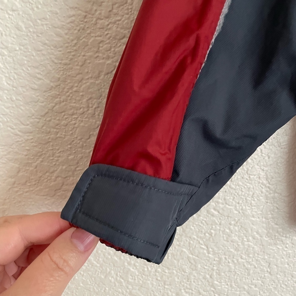 REI Elements Youth Windbreaker Jacket XS 4-5 Red Grey - Picture 8 of 13